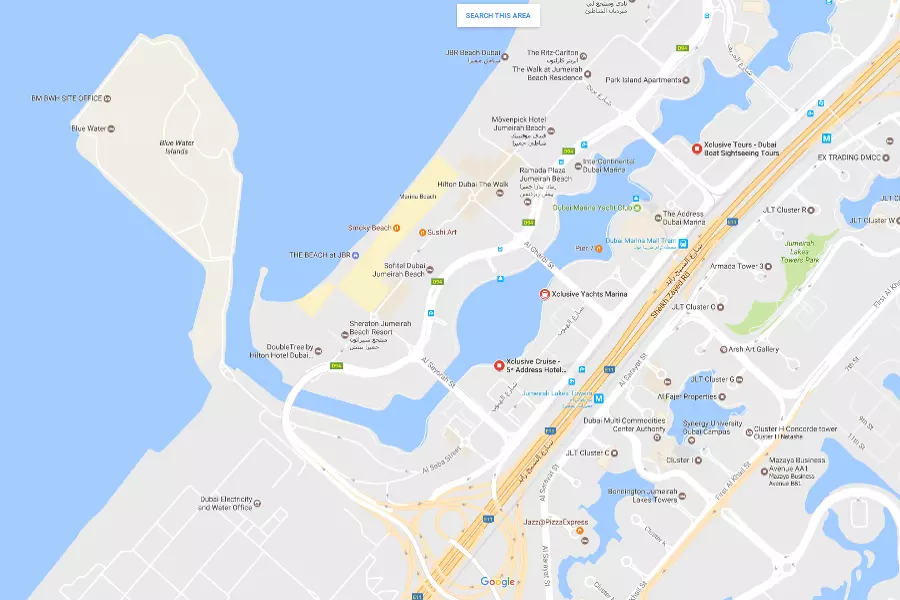 Xclusive Marina Map
